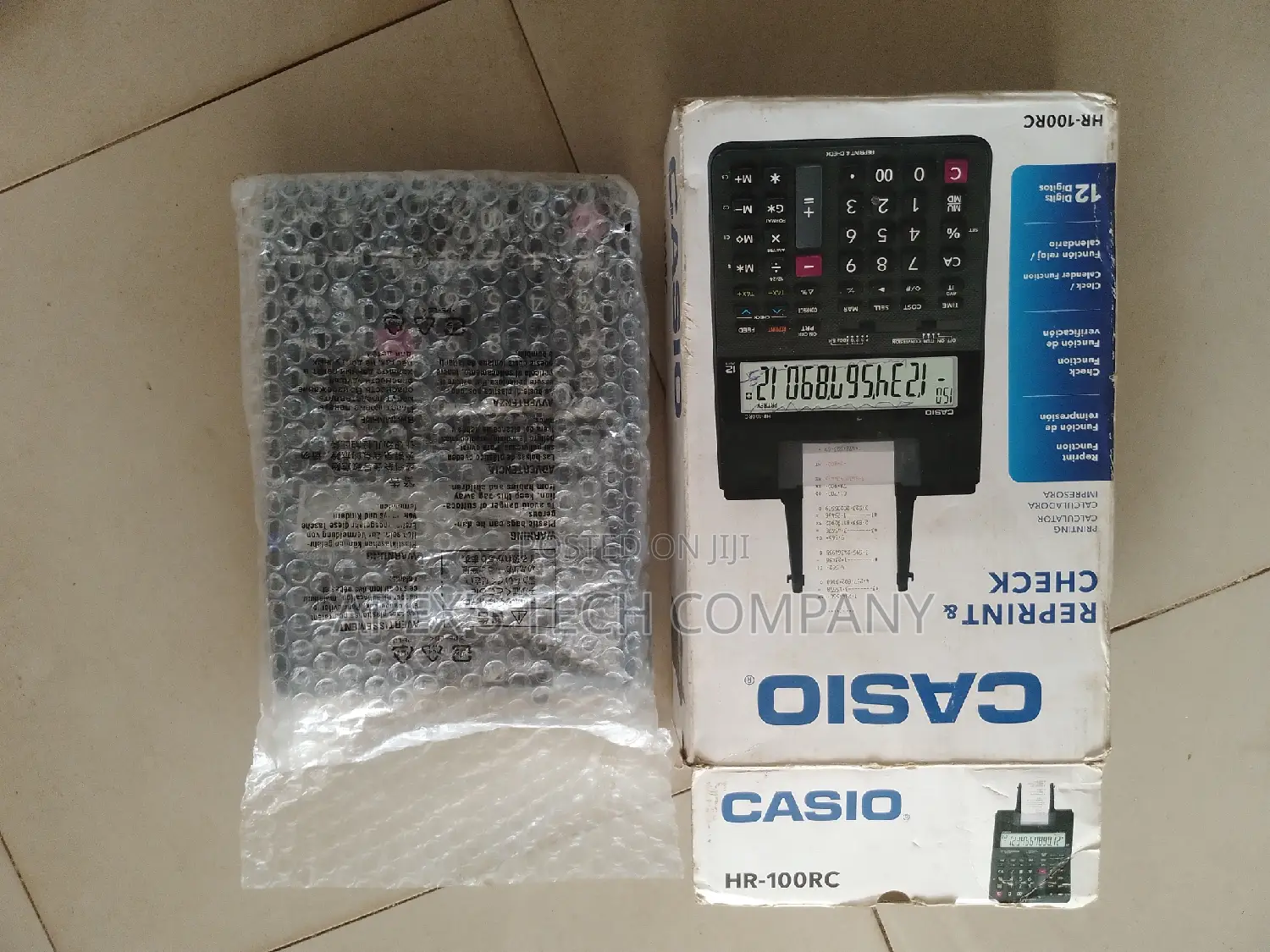Casio Printing Calculator Hr-100rc