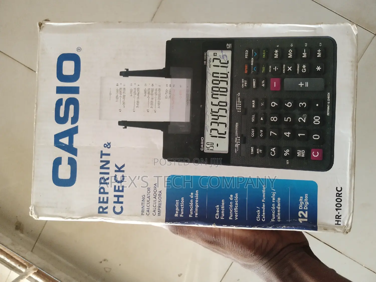 Casio Printing Calculator Hr-100rc