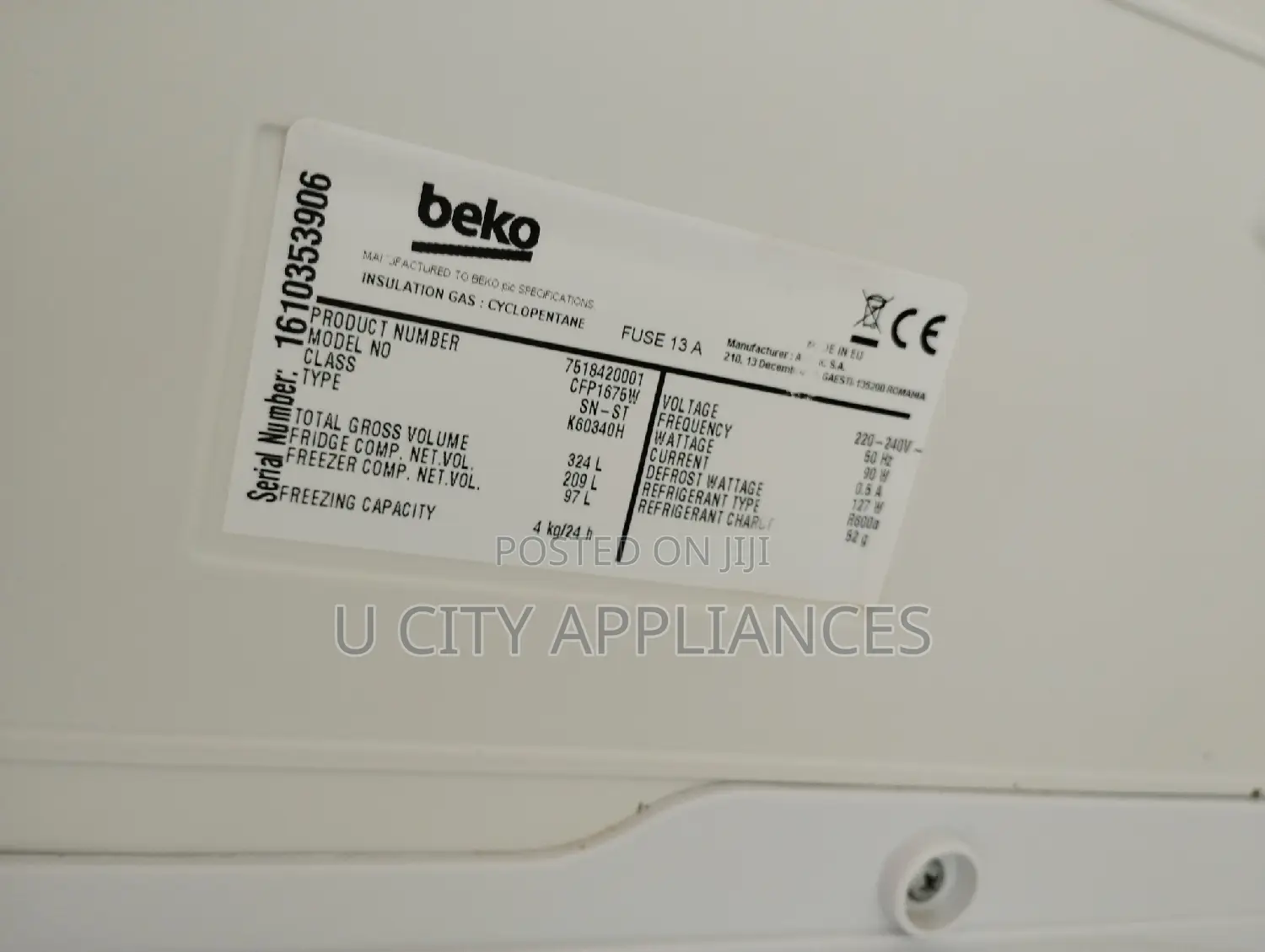 Beko Double Door Refrigerator