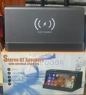 Stereo Speakers With Wireless Charger