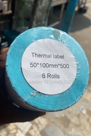 50×100mm Barcode Label Sticker