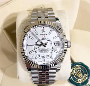 Original ROLEX SKY DWELLER Silver Chain Available in Store