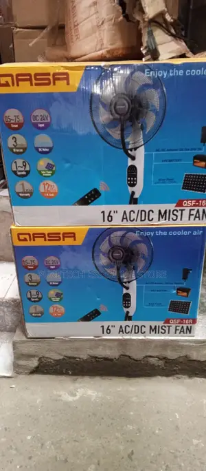 16inchs Ac/Dc Mist Rechargeable Standing Fan