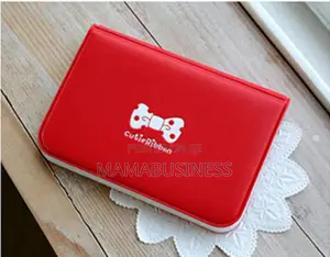 Cutie Ribbon Credit And Business Card Holder-12 Slots-red
