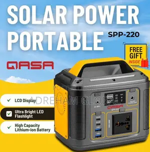 Qasa 200w Solar Power Portable SPP-220 With Led Light