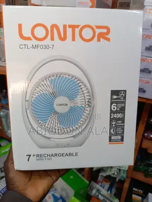 2400mah Lontor Rechargeable Fan