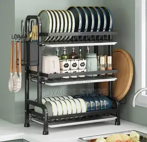 3 Steps High Quality Rust Resistant Plate Rack
