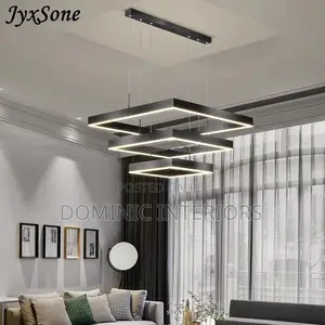 Laminated Dimmable Led Ceiling Chandelier