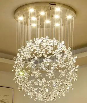 Luxury Round Crystal Chandelier Light
