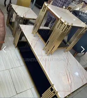 Three in One Marble Top Center Table