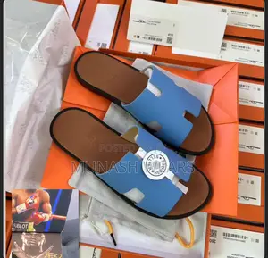 Original Leather Hermes Slipers
