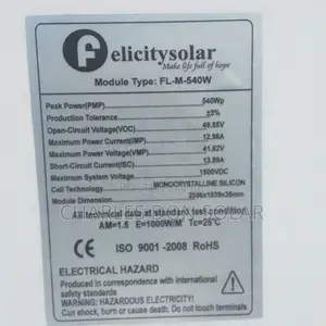 Felicity Panel 540w