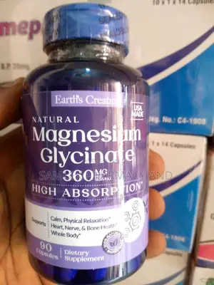 Earth Creation Magnesium Glycinate 360mg-90caps