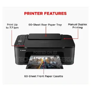 Canon PIXMA Ts3550i All-in-One Wireless Wi-Fi Printer, Black