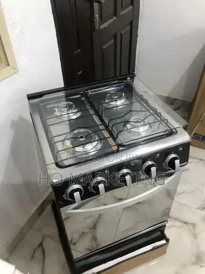 The Turnspit Lamp Enabled Skyrun Gas Cooker With 4 Burners.
