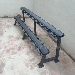Commercial Heavy Duty Rubber Head Dumbbell Rack