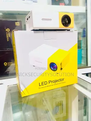 Mini LED Projector Portable Built-in Speaker Remote
