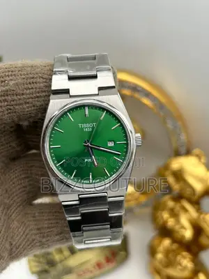 Original TISSOT GREEN Dail SILVER CHAIN Available in Store