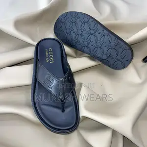 Original Gucci Leather Slipers