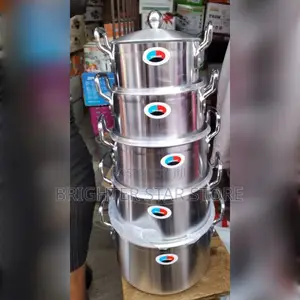 5pcs Tornado Aluminium Pot Set Sizes 18, 20, 22, 25 26cm