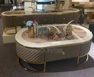 Table With 2 Meters of Tv Shelf