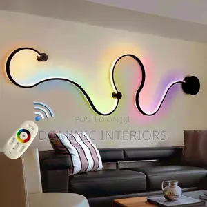 Minimalist S-Shaped Wall Lamp
