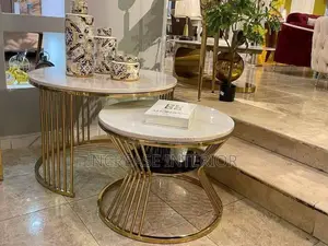 Quality Imported Luxury Marble Center Table 2in1.