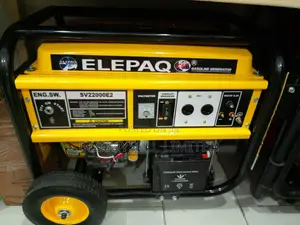 10kva Elepaq Petrol Generator Set With Key And Manual.