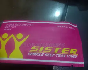 Sister Female Self Test Card