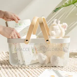 Mesh Storage Basket With Two Handle