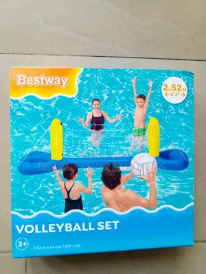 Pool Bestway Volleyball Game Set With Volleyball Size 2.52m