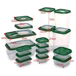 17pcs Kitchen Fridge Storage Bowls
