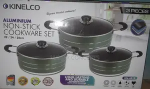 Kinelco Non-Stick Pot-3 Sets-22cm/24cm/26cm