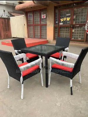 Elegant Outdoor Table and Chairs