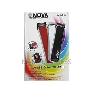Nova Professional Rechargeable Hair Trimmer - Red