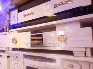 Best Quality Imported White TV Stand With Drawer