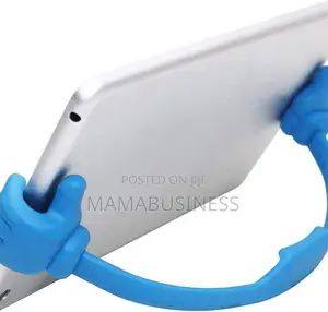 Thumbs Up Ok Stand For Mobile Phones And Tablets - Blue