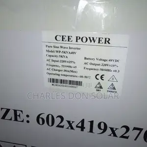 Ccee Power Inverter 5kva 48v