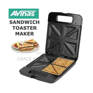 Avinas Large 4 Slice Non-Stick Electric Sandwich Maker
