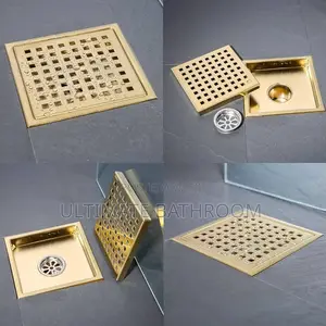 15cm Grid Gold Drain