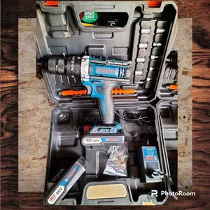 Iron Chuck 48v Cordless Impact Drill Machine X Double Batter