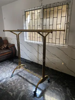 Golden Colour Double Cloth Y Hanger