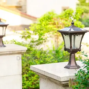 Solar Powered Pillar Outdoor Lights