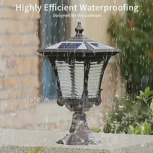Solar Powered Pillar Outdoor Lights