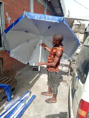 42" Double Blue Color Beach Umbrella 