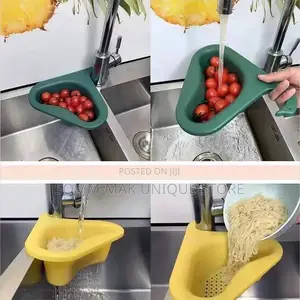 1PC Kitchen Sink Drain Basket Organizer Faucet Holder