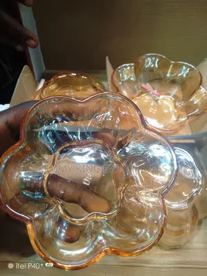 Gilt Glass Cherry
Salad Bowl 6pcs