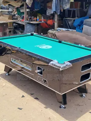 Snooker Board Game With Coin And Marble