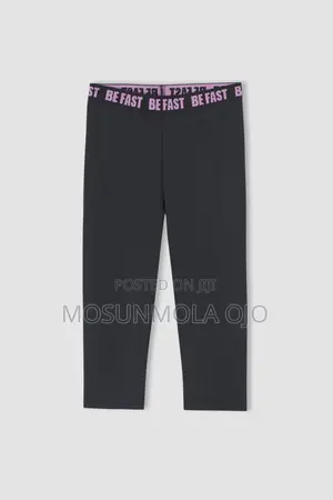 Girl Regular Fit Leggings - Black