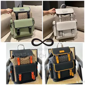 Original Quality Coach Luxury Thick Leather Backpack